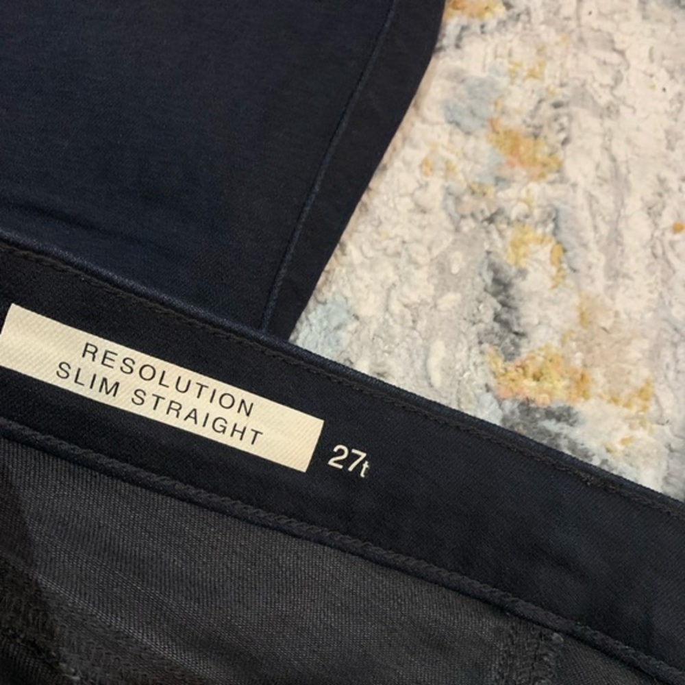 Gap Resolution Slim Straight Women’s Black Jeans Size 27 Tall - Picture 4 of 8